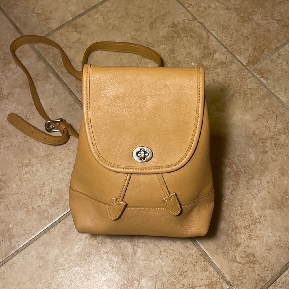 Authentic Coach mini backpack